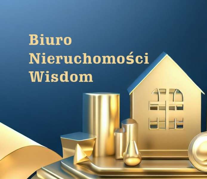 Logo: BIURO NIERUCHOMOŚCI WISDOM