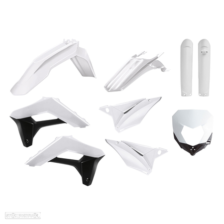 kit plasticos polisport branco sherco - 1
