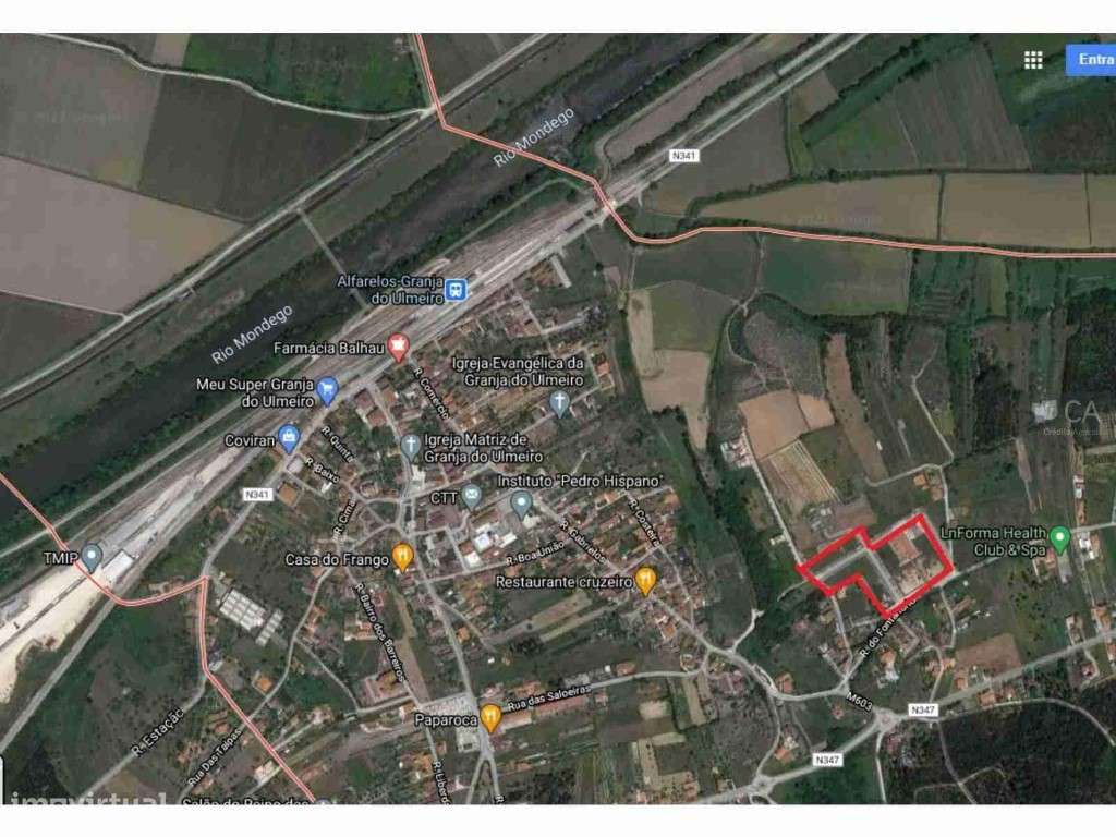 Lote de terreno p/construção - Granja do Ulmeiro - Grande imagem: 3/3