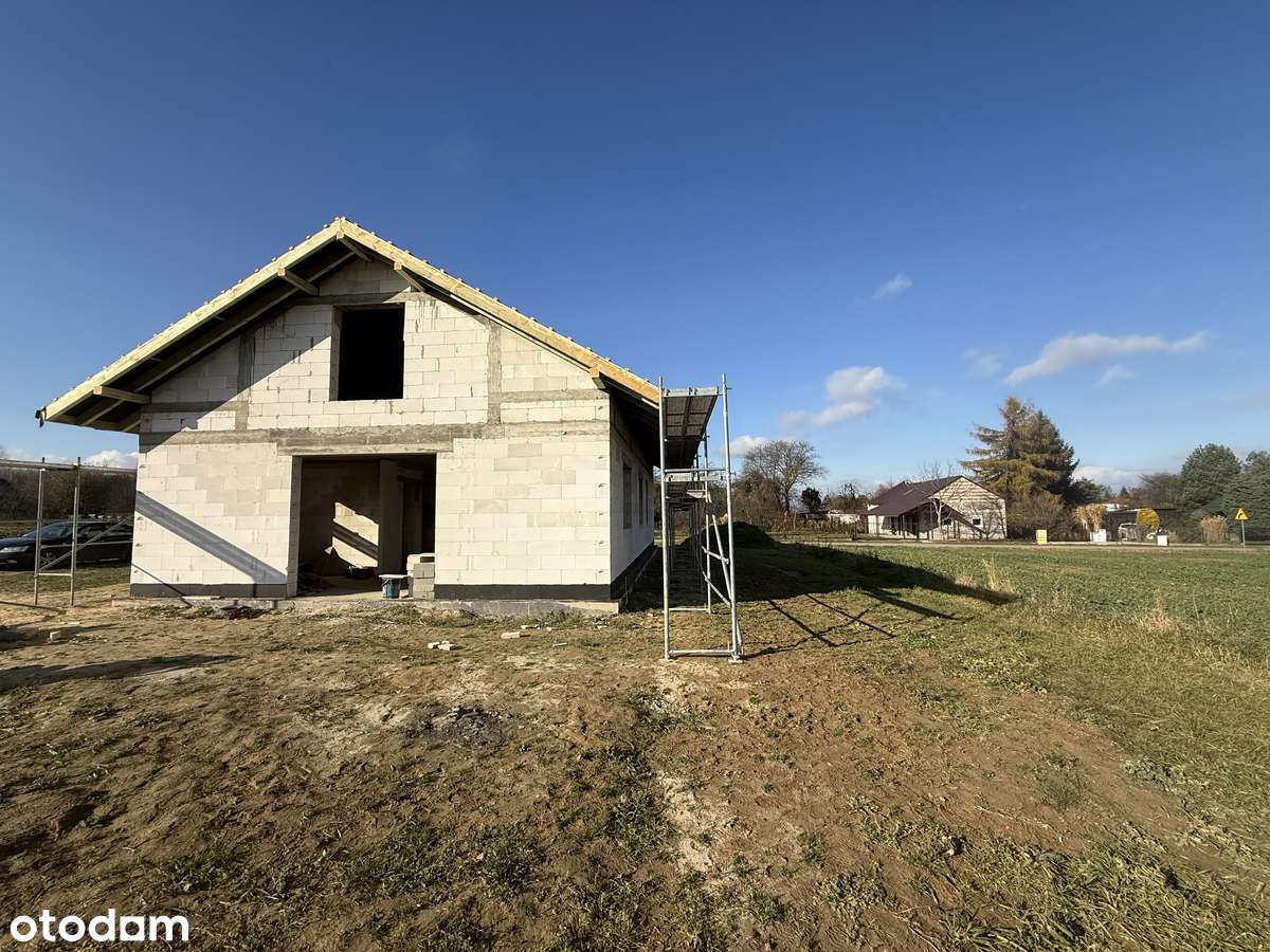 Dom wolnostojący w stanie surowym blisko Zamościa - Pełny obrazek: 4/9