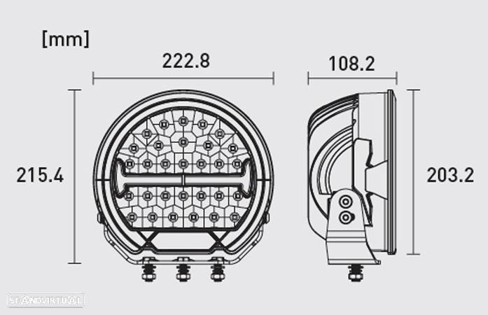 Farol LED 150W OSRAM C Mínimo e pisca COM Homologação e Capa - 7