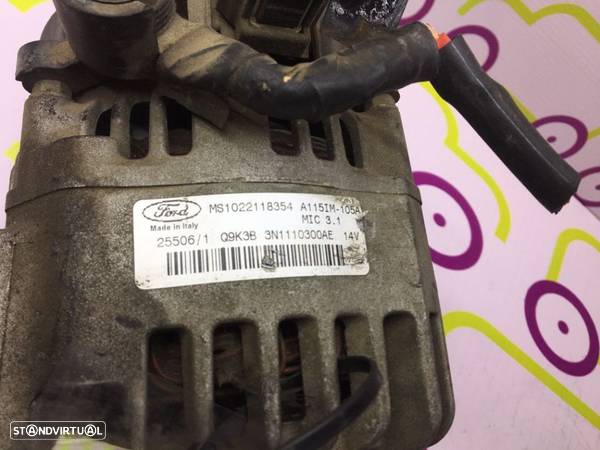 Alternador Ford Focus C-Max 1.6 TDci 100Cv de 2003 - Ref : 3N110300AE - NO50108 - 3