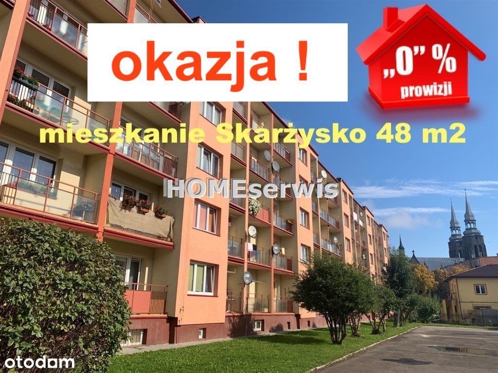 Mieszkanie 48 m2 Skarzysko-Kamienna. Pilne-Okazja