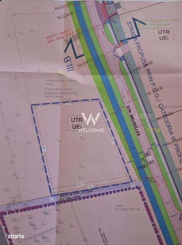 Teren industrial, foarte bine pozitionat, PUD aprobat, str. Buxelles - - Imagine principală: 2/9