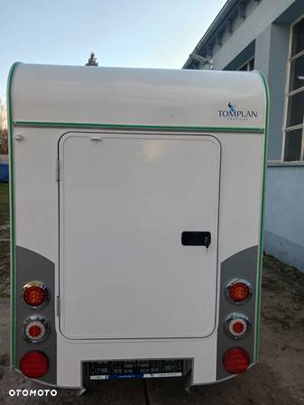 TOMPLAN TOMPLAN Przyczepa Kempingowa NOWA TOMPLAN 750 kg 2+1 okna na kat B materac półka światło Kemping inne 2024r bez opłat Camper Kamper F. VAT - 5