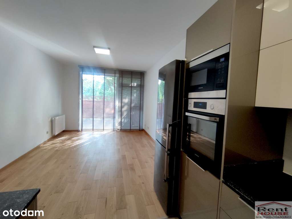 2 pokoje z tarasem, ogrodem, miejsce postojowe,-1