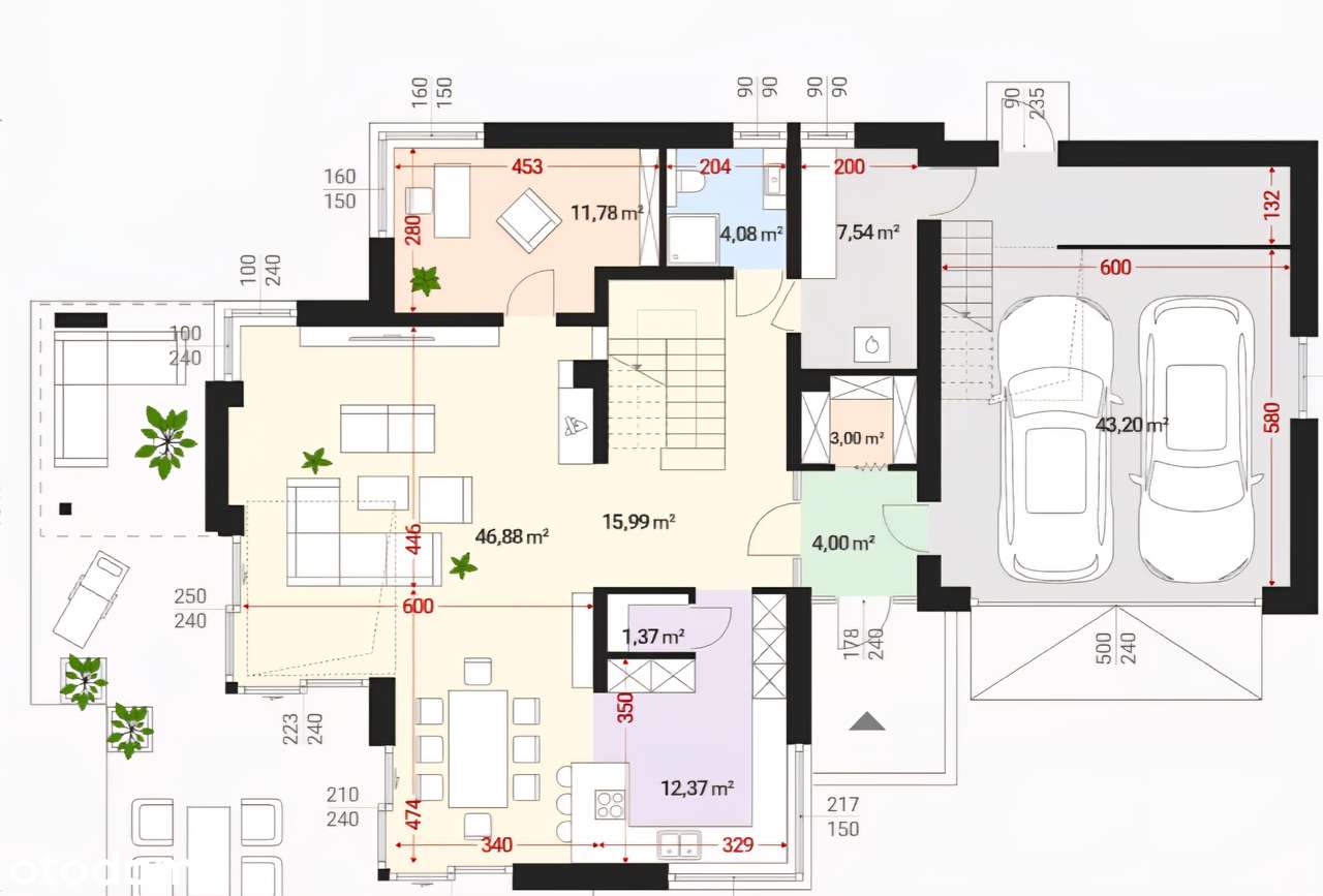 DOM PIĘTROWY w Niemczu - LOKALIZACJA Premium - droga asfaltowa, szkoła - Pełny obrazek: 2/8