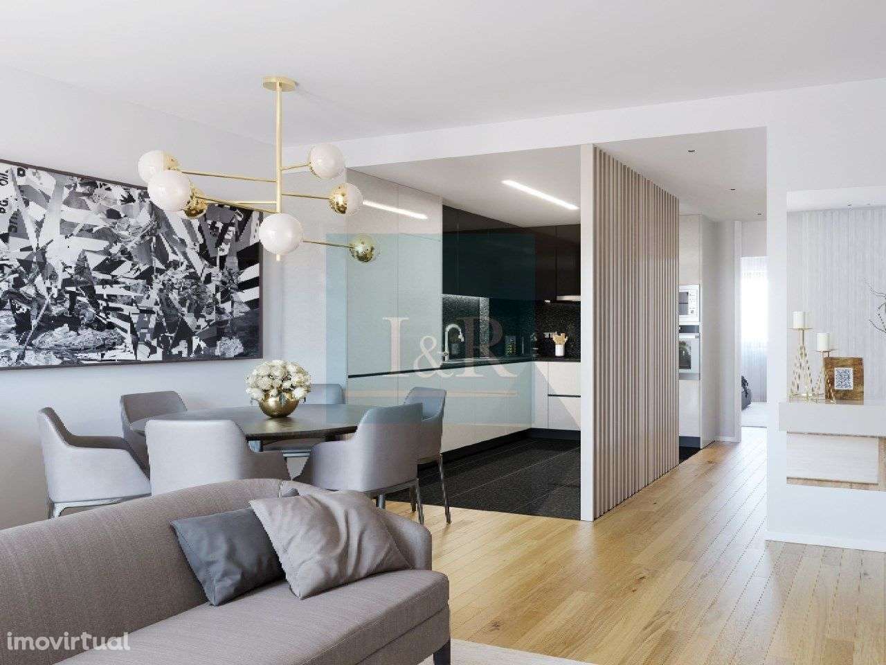 Apartamento T1 com Garagem e varanda nas Avenidas Novas