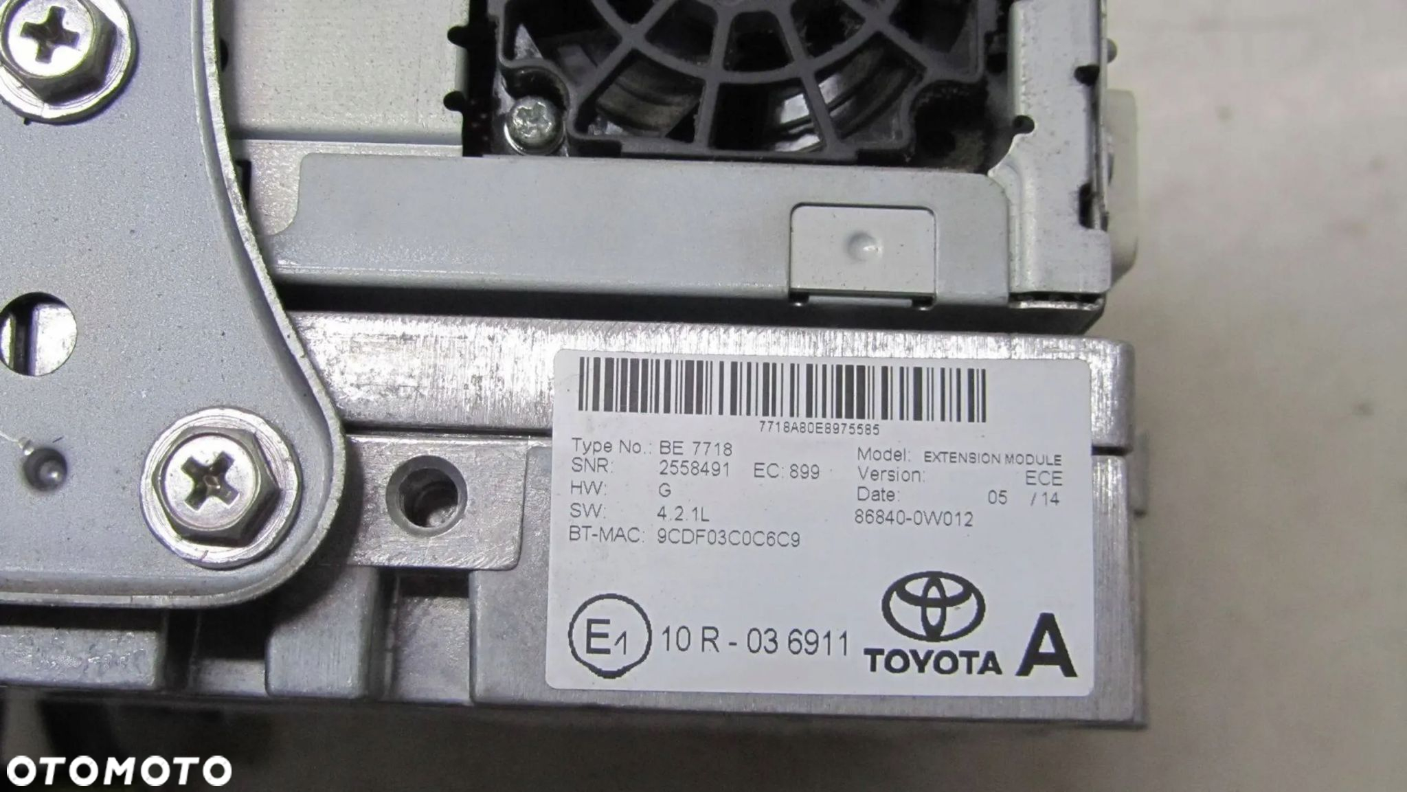 TOYOTA AVENSIS T27 RADIO NAVI 86140-05180 13- - 7