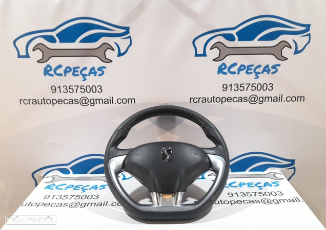 VOLANTE GUIADOR COMPLETO CITROEN DS3 DS 3 PELE AIRBAG - 2