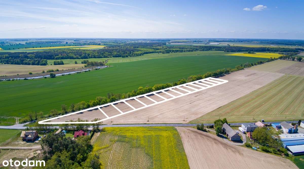 DZIAŁKI BUDOWLANE NA SPRZEDAŻ - BLISKO MOSINY 120 zł/mkw!-4