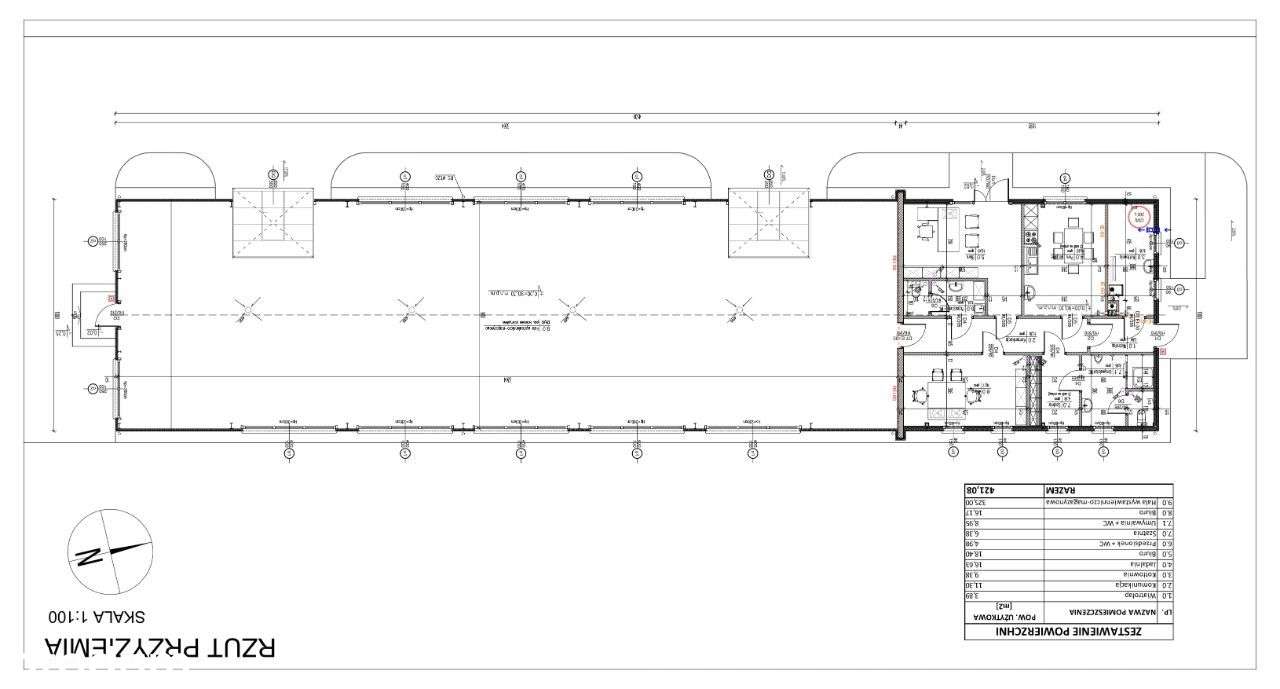 działka z projektem hali usługowo-magazynowej - Pełny obrazek: 3/4