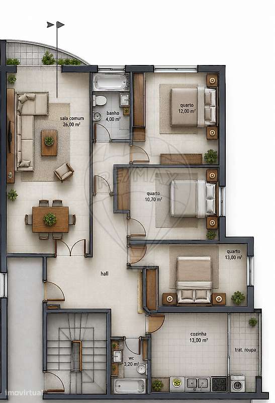 Apartamento T3 para venda-23