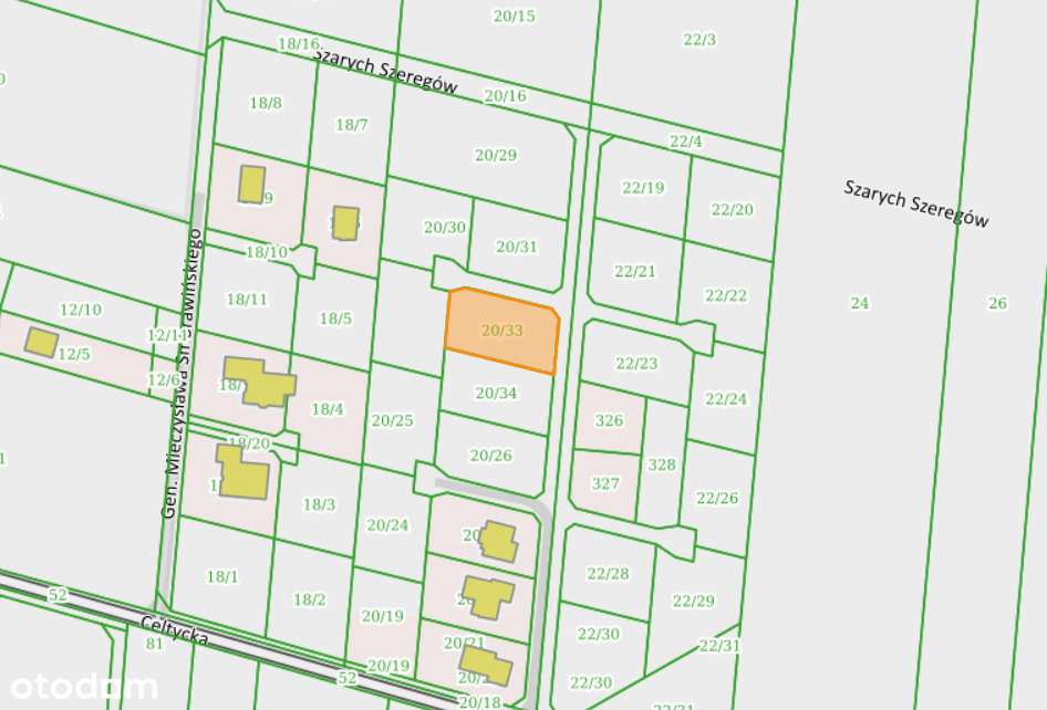 Działka budowlana z projektem domu - ul. Celtycka - Pełny obrazek: 3/10