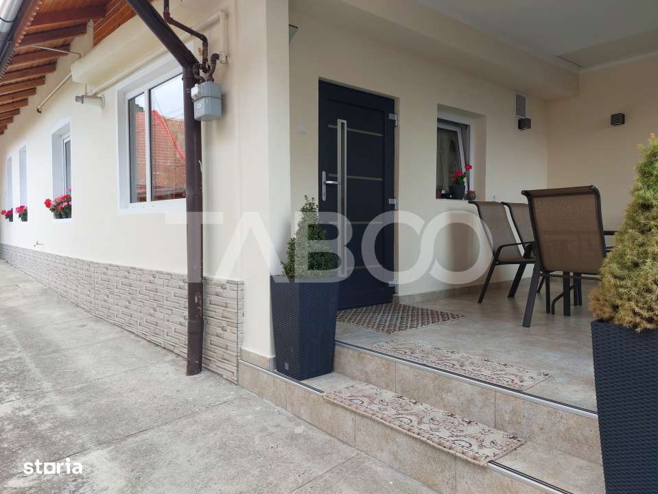Casa 109 mp 4 camere pivnita terasa loc parcare curte comuna Cisnadie - Imagine principală: 2/19