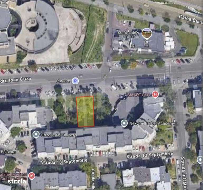 Teren intravilan stradal, amplasament central, zona McDonlads! - Imagine principală: 2/3