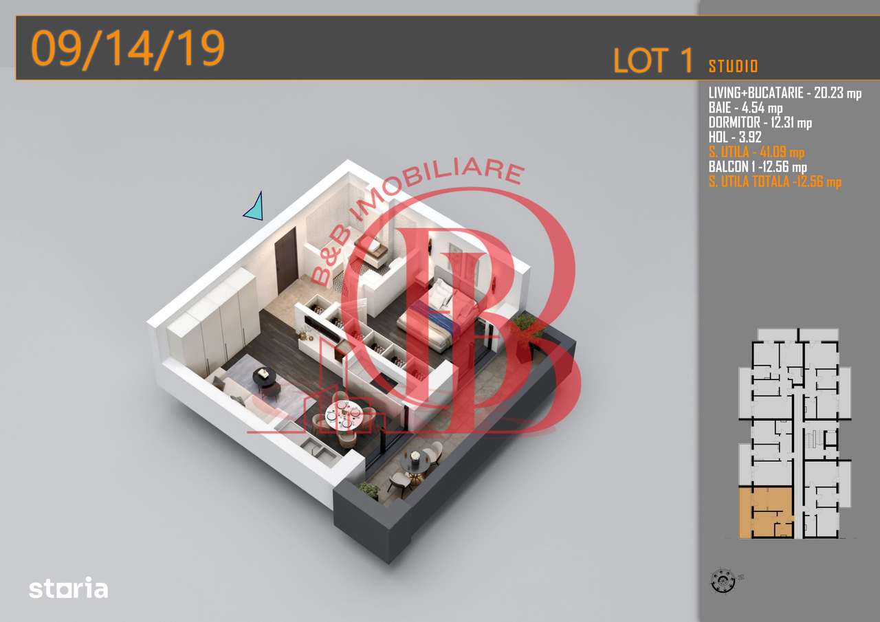 Apartament 2 camere Modern-Theodor Pallady Metrou Teclu