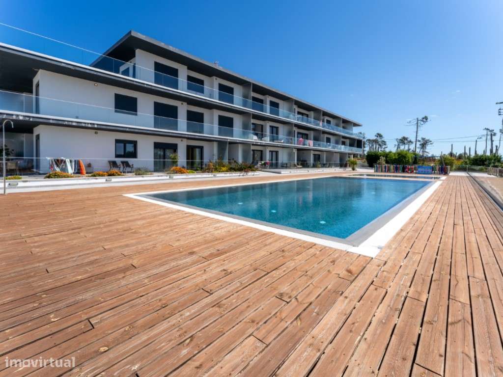 Apart T3 em condomínio com piscina e garagem na Nazaré (Costa de Pr...-22