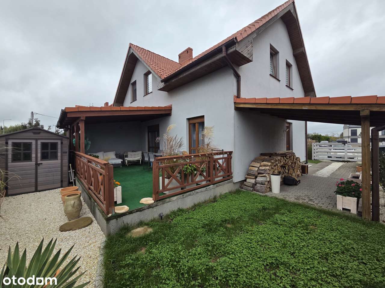 Dąbrowa - bliźniak, 3 sypialnie, spokojne miejsce, nieduży ogród-12