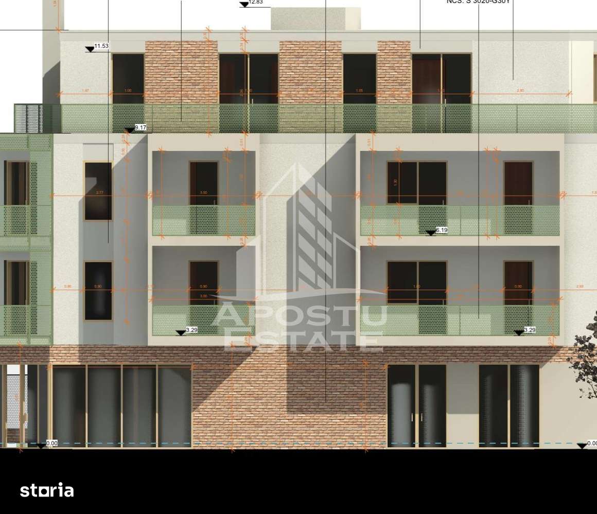 DE VÂNZARE - ap 2 camere in bloc nou cu poziție excelentă - Imagine principală: 1/2