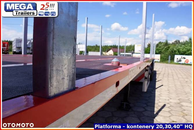 Inny Naczepa platforma H=950 mm MEGA Trailers, budowlana 13.60 m !. - 15