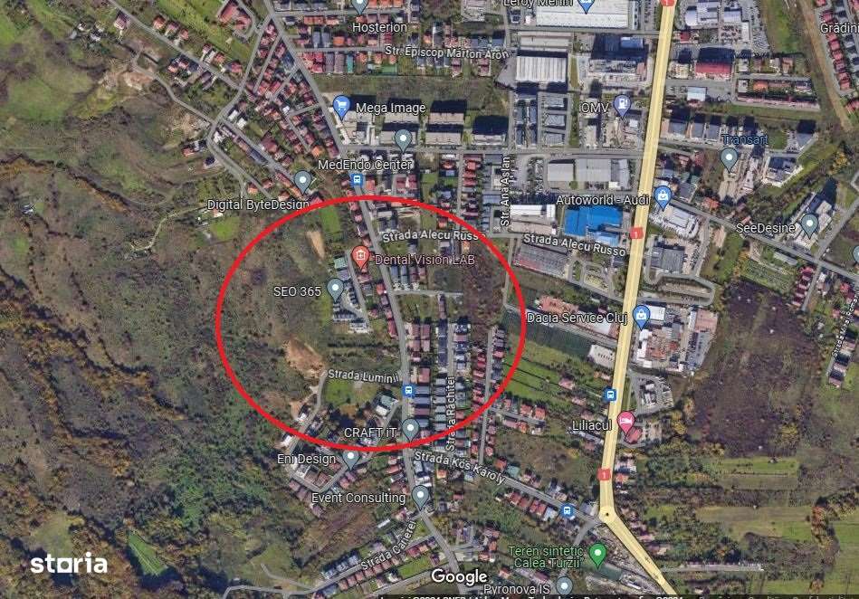 Teren cu PUZ valabil | 400 mp | 20 ml front | cartier Europa - Imagine principală: 2/3