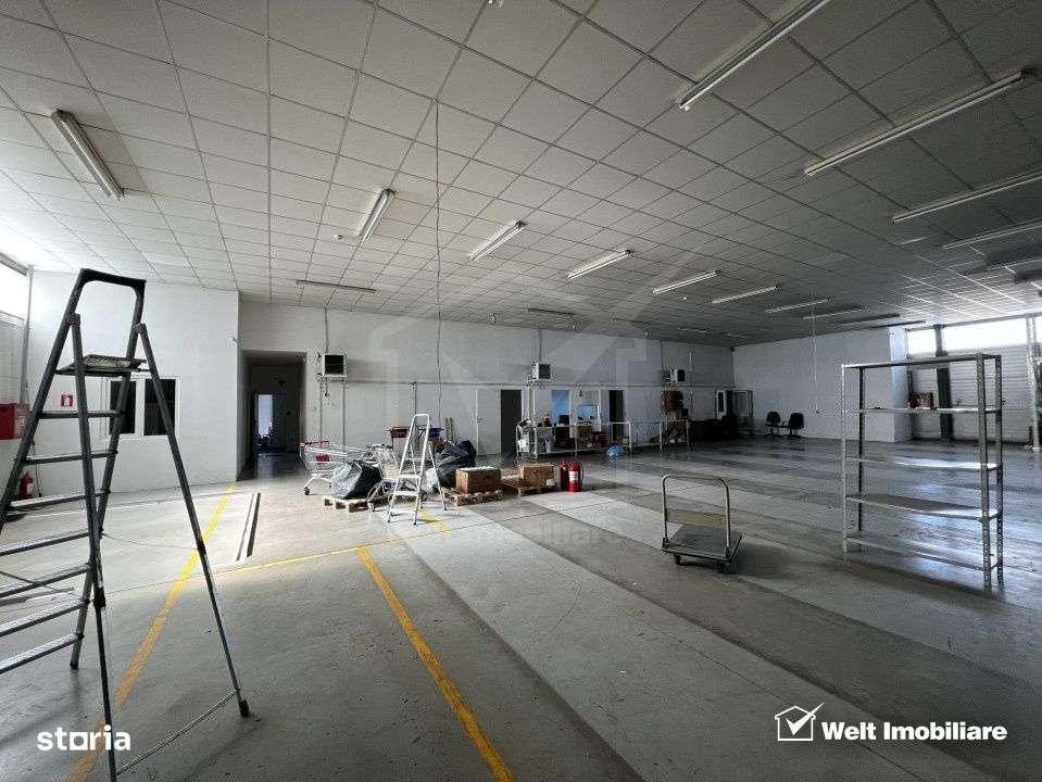 Depozit 600mp 2 rampe + birouri 180mp, 14 parcari, Lidl - Baciu - Imagine principală: 3/8
