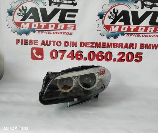 Far stanga bixenon BMW seria 5 facelift F10 F11 FL stare foarte buna - 2