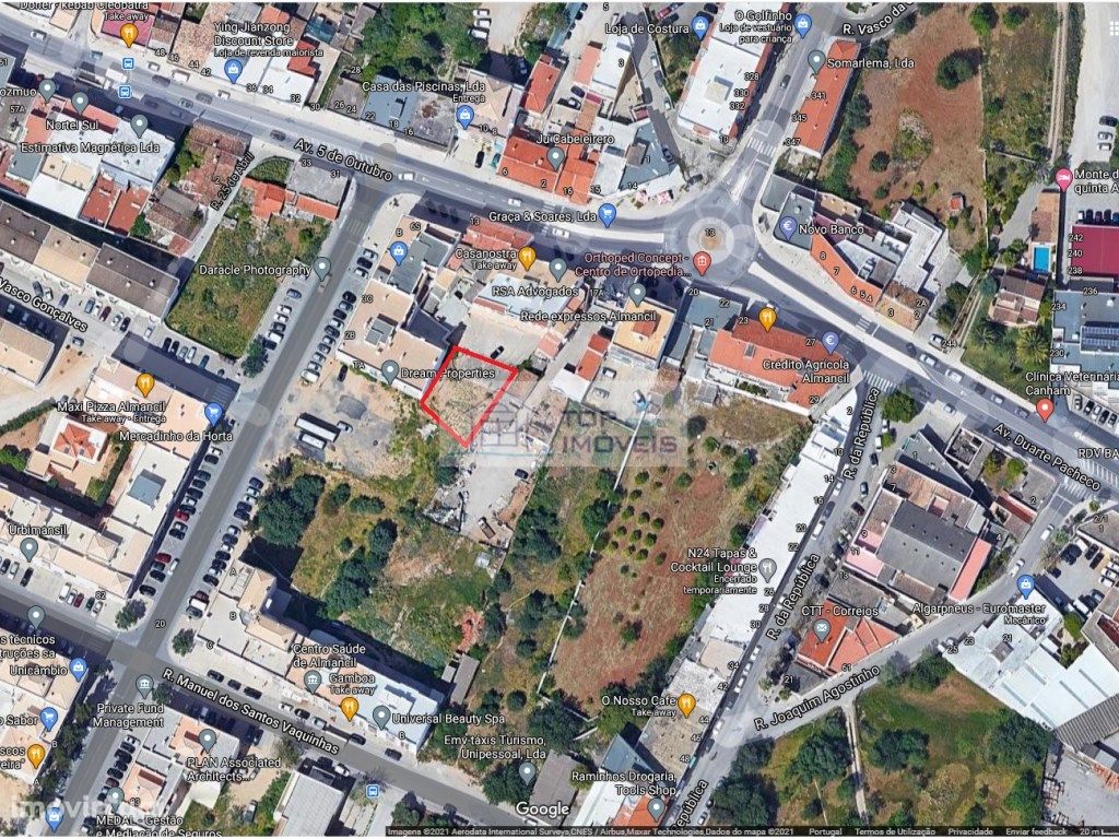 Lote para Construção no centro de Almancil