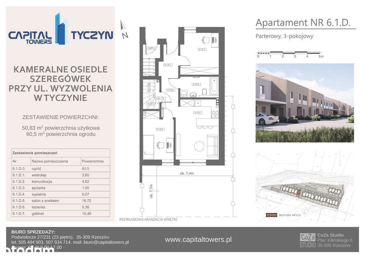 Tyczyn 3 Pokoje 50m2 Blisko Rzeszowa Nowe Mieszkania - Pełny obrazek: 2/19