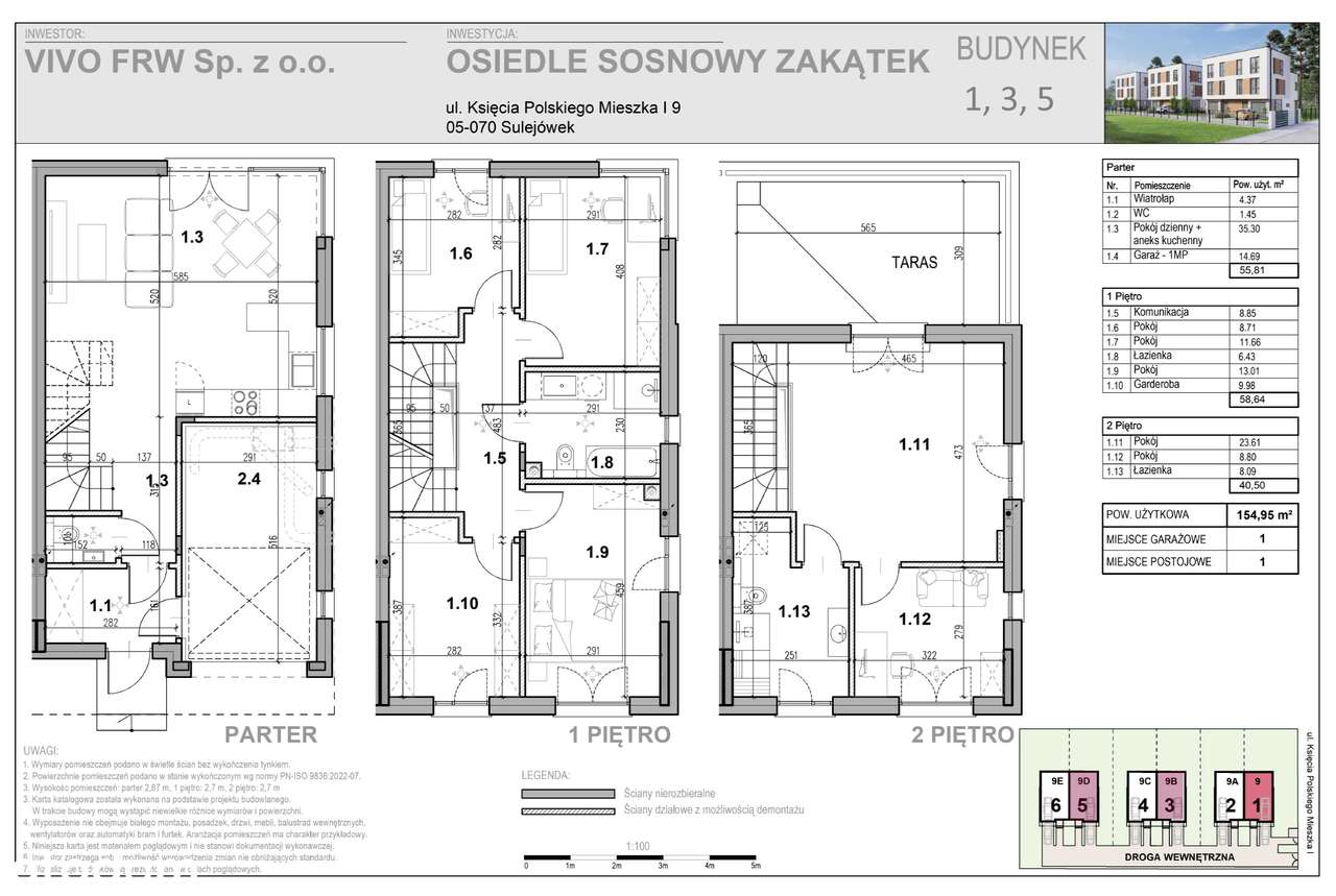 Piękne miejsce w Sulejówku. Dom w stanie deweloperskim 6 pokoi, 154m2 - Pełny obrazek: 4/20