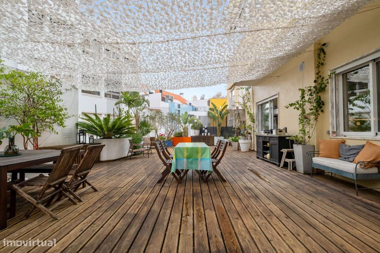 APARTAMENTO T3 NO CENTRO DE LISBOA– RENOVAÇÃO DE 2020 |  100M2 TERRAÇO-14