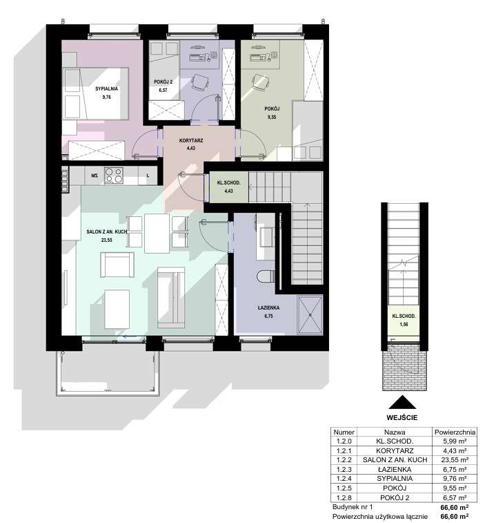 16/2 - Przestronne 4 pokoje na piętrze!-3