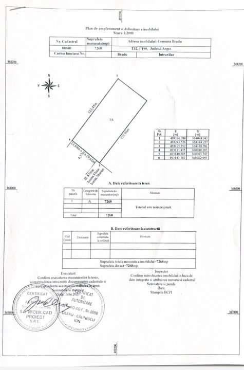 Teren intravilan Auchan Bradu - Imagine principală: 4/4