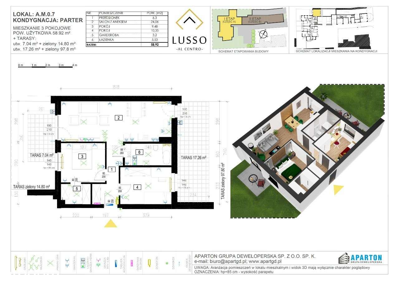 3pokojowe z ogrodem w centrum Gniezna! A0.7 - Pełny obrazek: 2/9