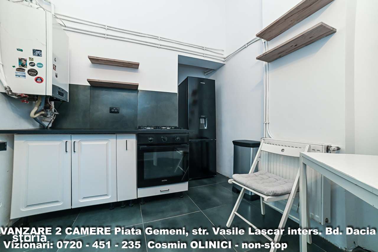 Vanzare 2 cam. DACIA, Piata Gemeni, str. V. Lascar, SU 68mp, ST. 94mp-16