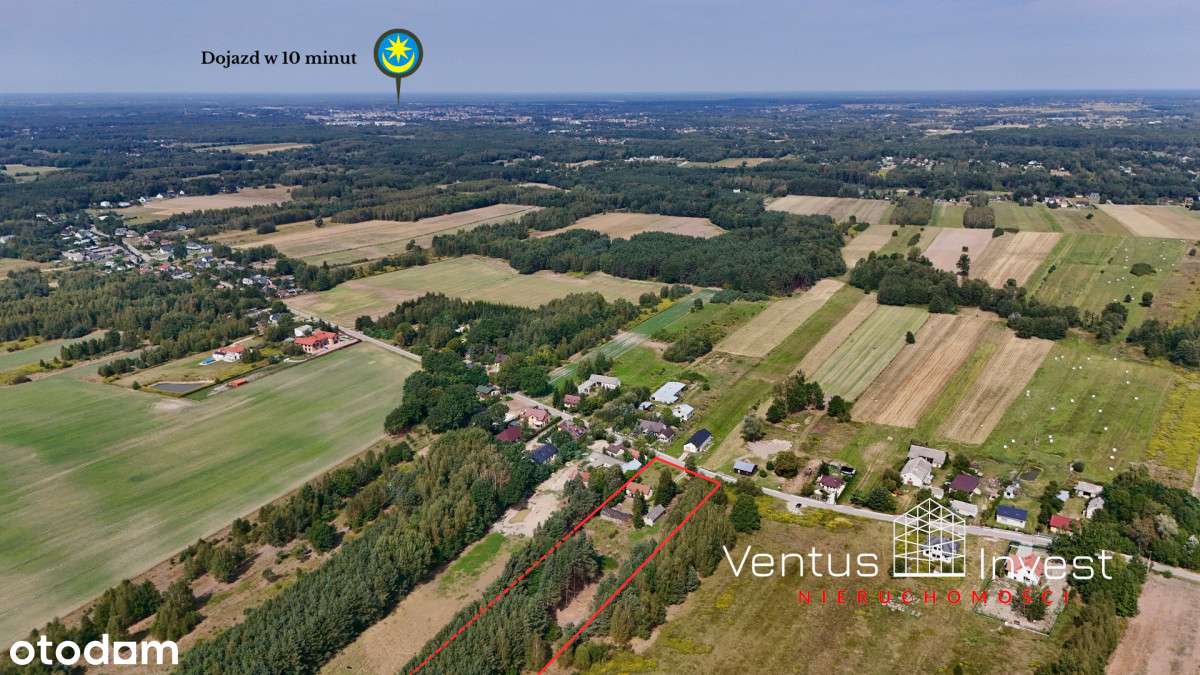 Siedlisko z działką budowlaną – 10 min od Mińska-13