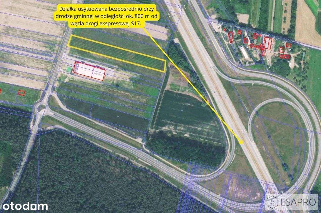 Pod hale magazynową, Zakład Produkcyjny - bezpośrednio przy węźle S17 - Pełny obrazek: 5/6