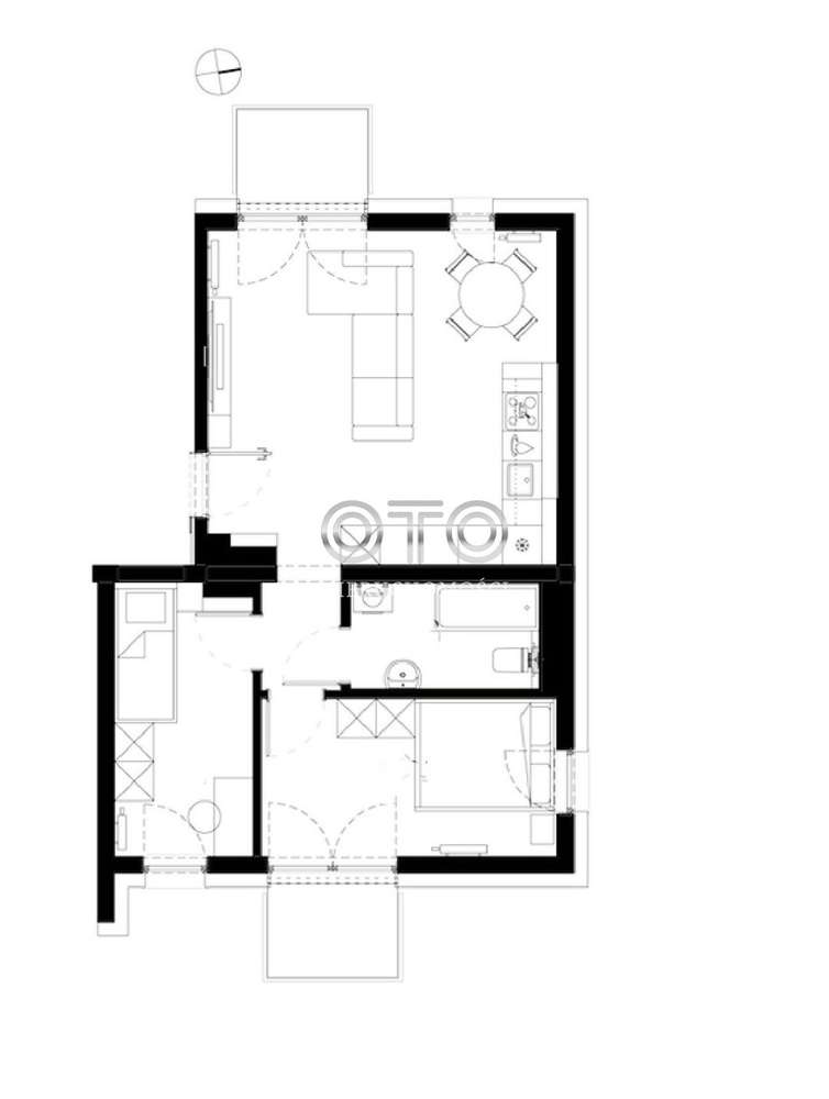 Trzy pokoje z dwoma balkonami - Pełny obrazek: 5/5