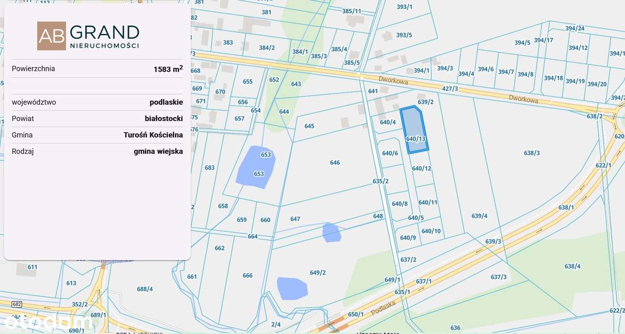 Turośń Dolna | 1584 mkw | WZ - Pełny obrazek: 4/8
