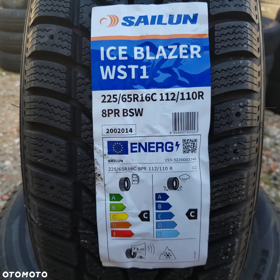 4x 225/65R16C Sailun Ice Blazer WST1 Nowy komplet opon zimowych Poznań - 2