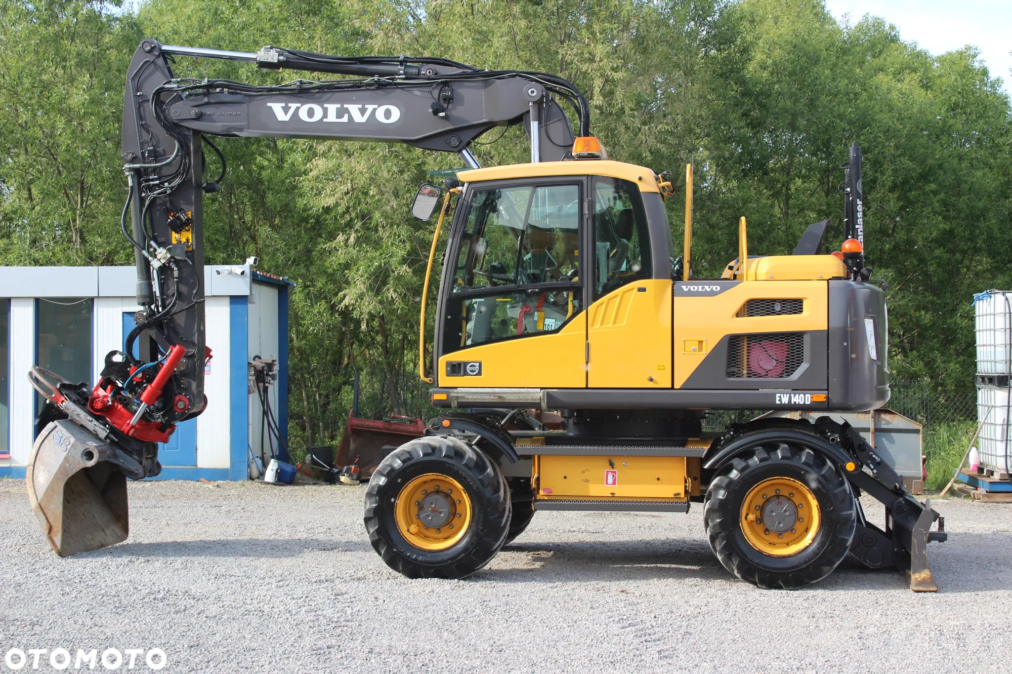 Volvo EW140D Rototilt Przyczepka Osprzęt Sprowadzona - 8