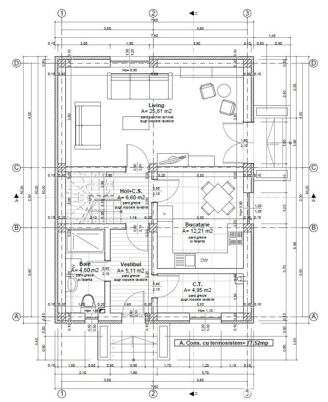 Casa singulara 6 camere, 240 mp, P+1+M, teren 400 mp