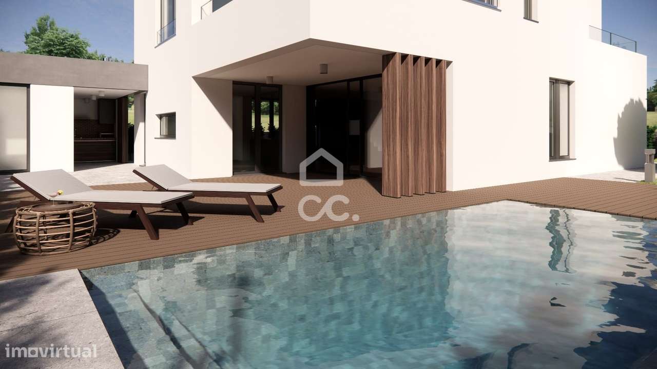 Moradia T4 com piscina, escritório e garagem  Ramalhal, Torres Vedras-19