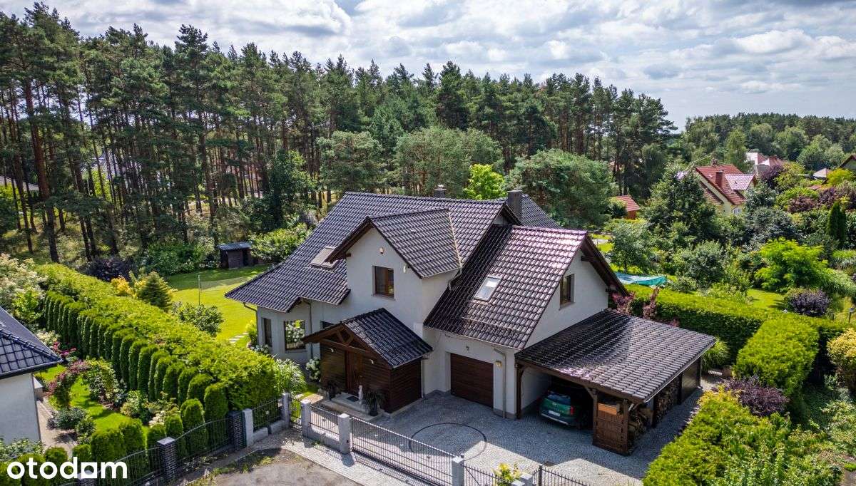 Drzonków - dom dla dużej rodziny obok lasu