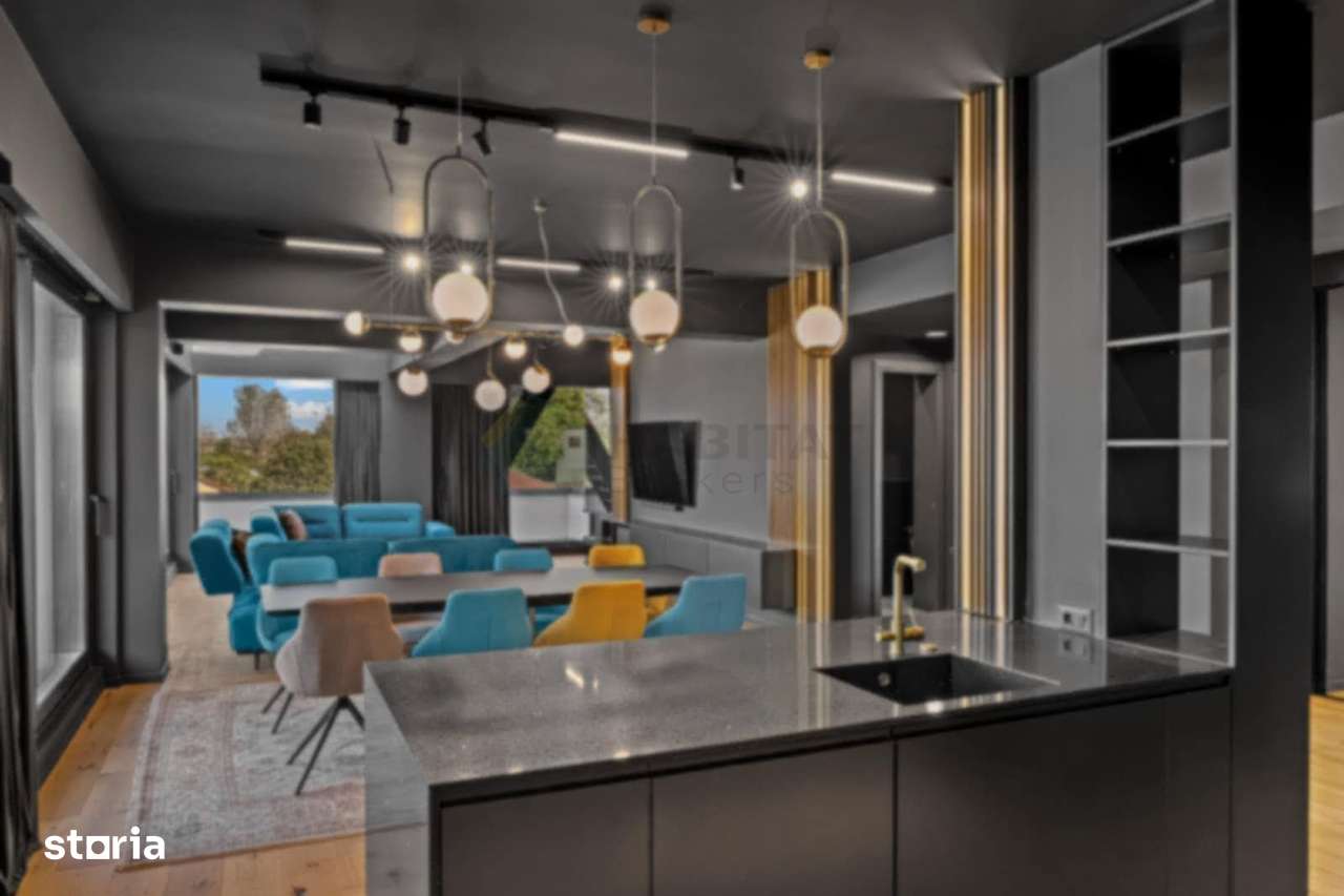 PENTHOUSE DE LUX – 3 CAMERE • DESIGN CONTEMPORAN • 108 MP UTILI + TERA-6