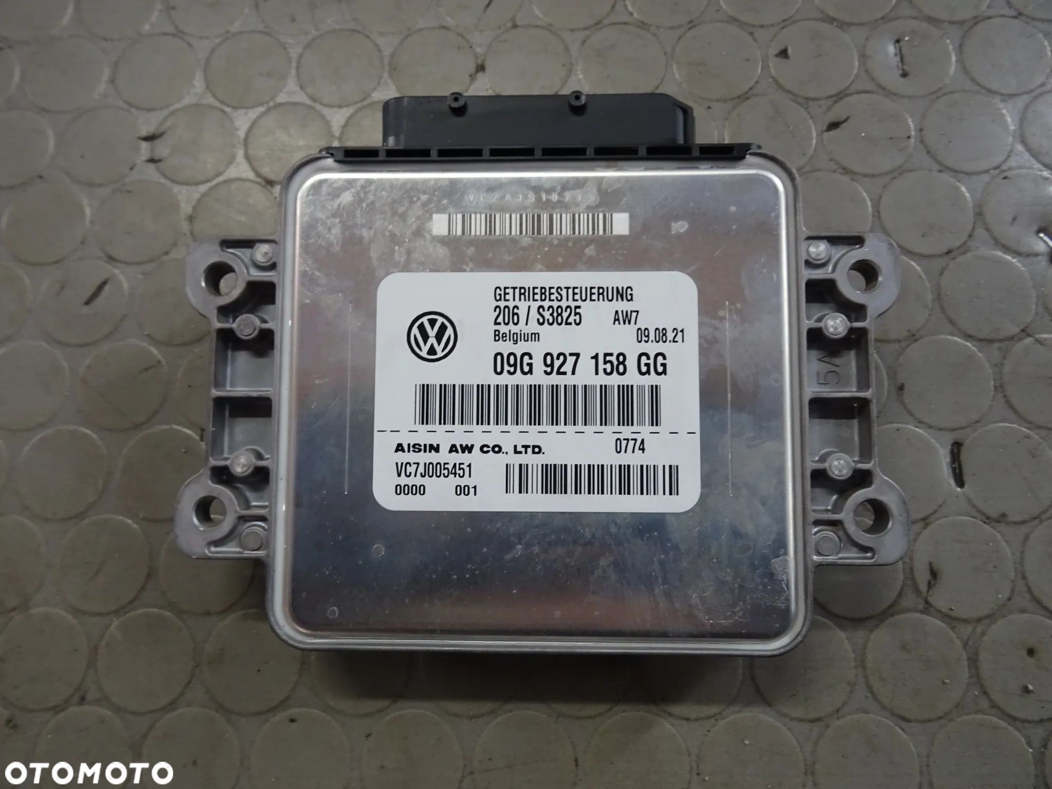 09G927158GG sterownik skrzyni biegow Automat Audi Seat Skoda VW czesci - 1