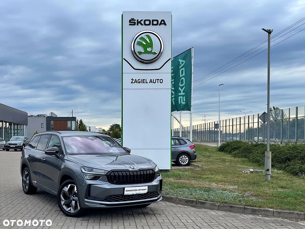 Skoda Kodiaq 2.0 TDI 142 kW 4×4 SportLine, demo, FV23%, 4 tys. km, rej. 2025 !