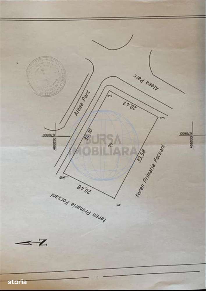 TEREN DE VANZARE, 700mp COLT LA 2  STRAZI, Focsani! - Imagine principală: 5/5