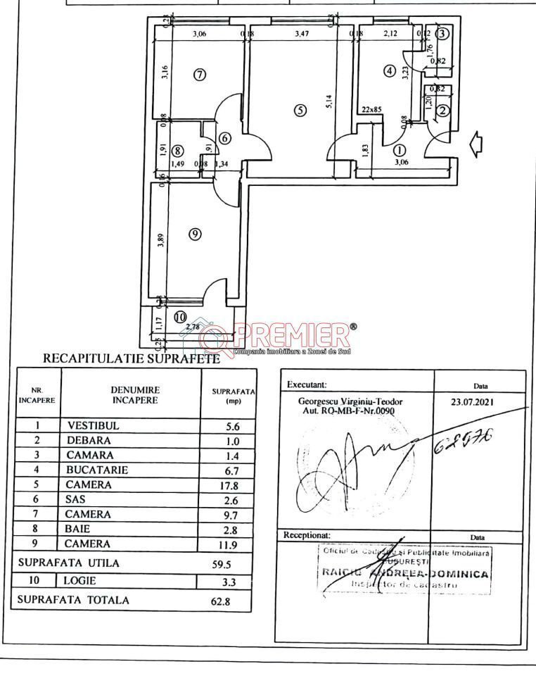 Oportunitate - Apartament 3 camere - Berceni - Uioara - Imagine principală: 2/8